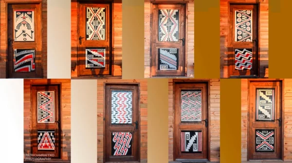"Ocho Águilas Eco Lodge": Collage de Diseños Diaguita